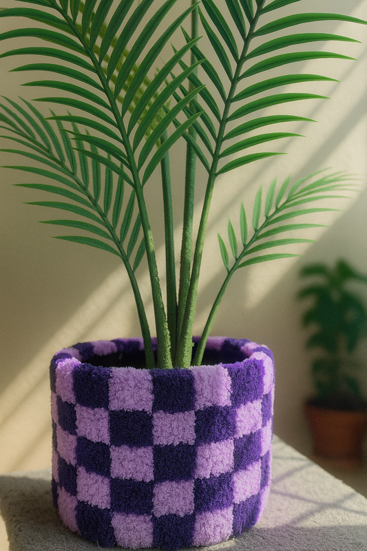 Gingham Purple