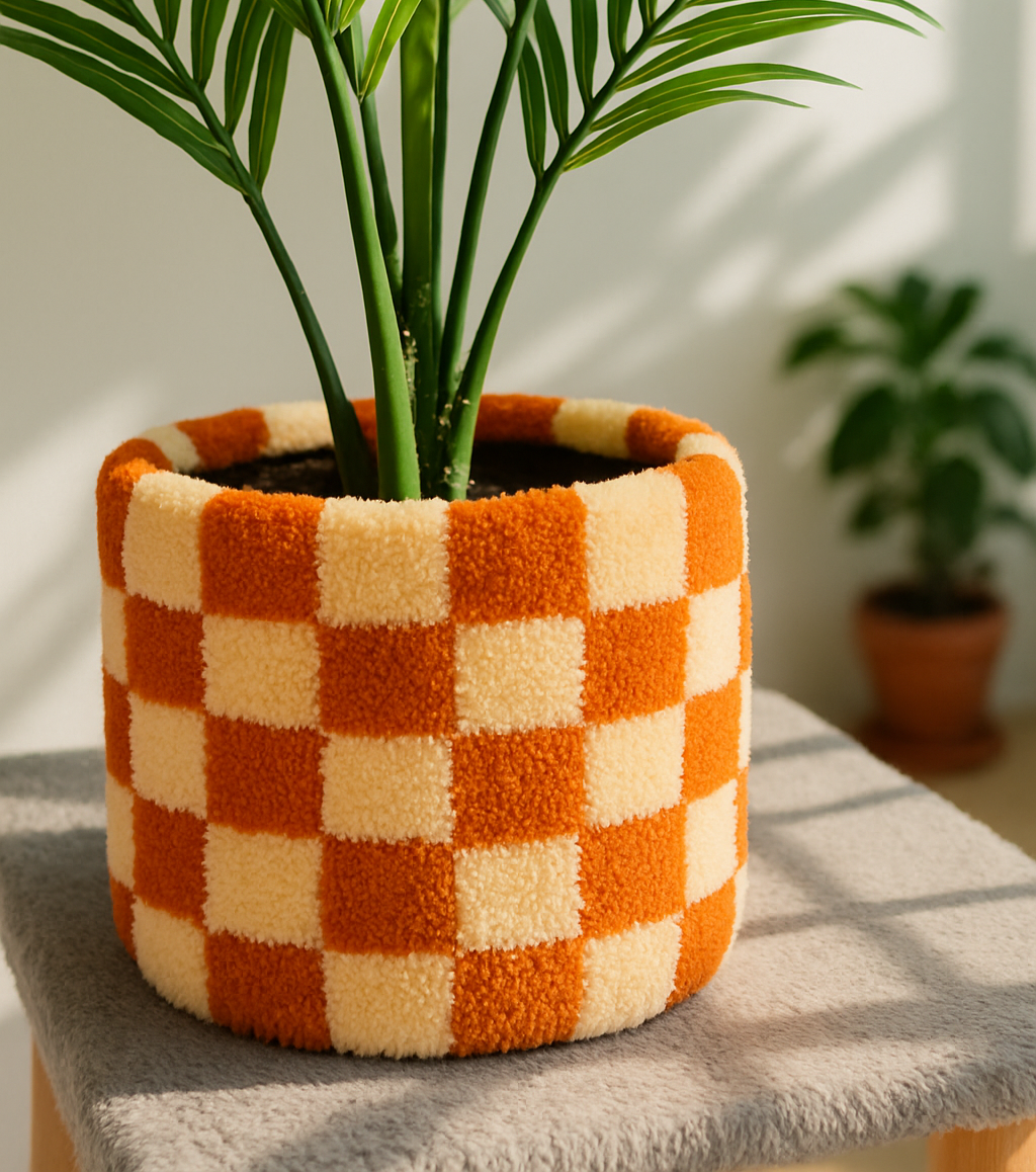 Gingham Orange