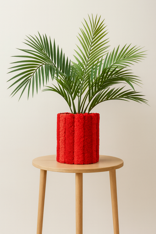 Cherry Stripes Pot Cover