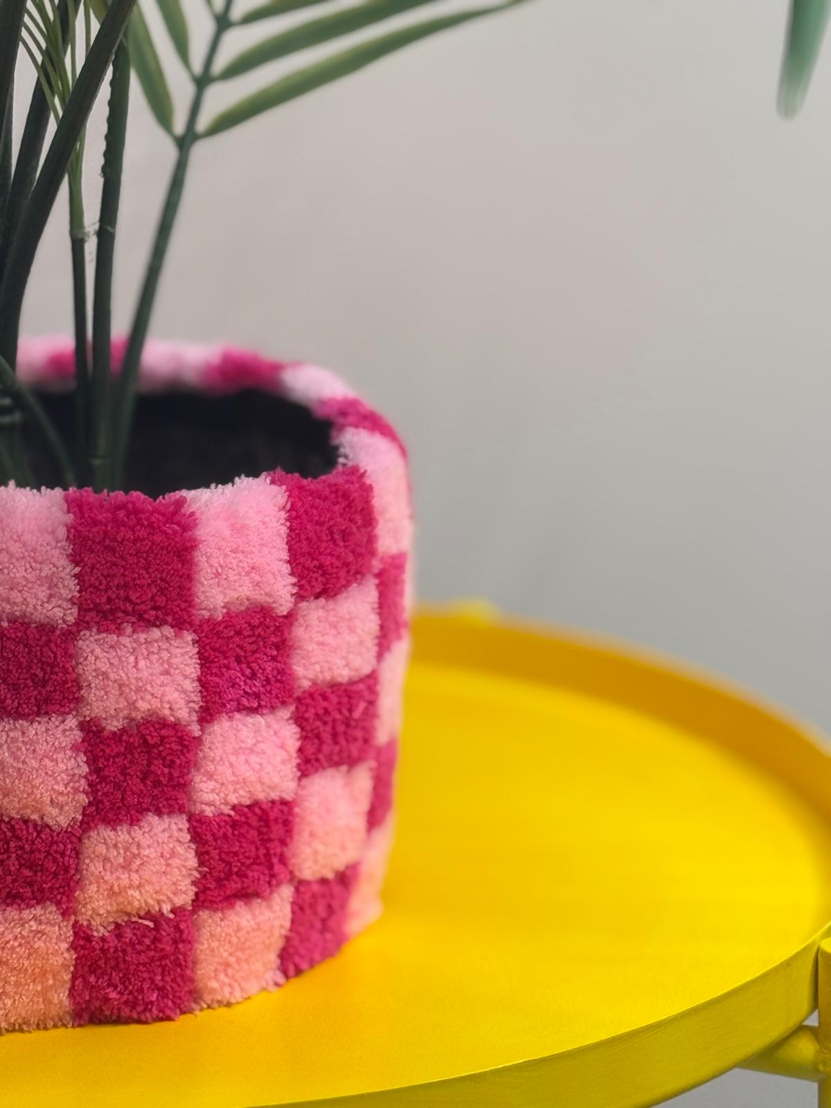 Gingham Pink